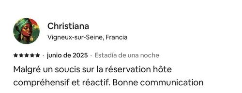 Avis 5 étoiles de Christiana sur Airbnb — Hostel Toucan